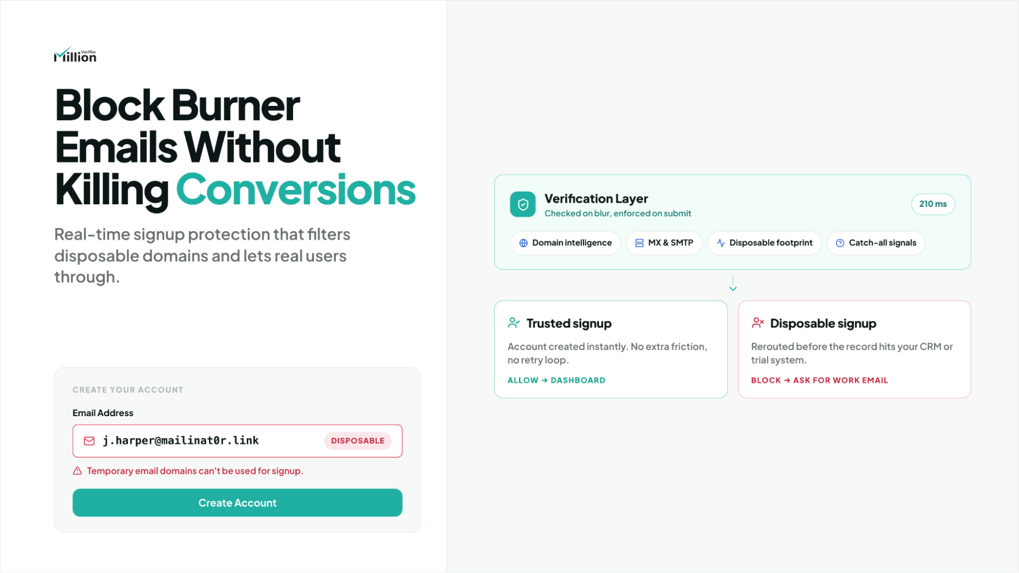How to Block Disposable Emails in SaaS Signups (Without Killing Conversions)
