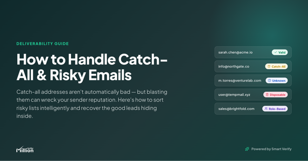 How to Handle Catch-All and Risky Emails (Without Ruining Deliverability)