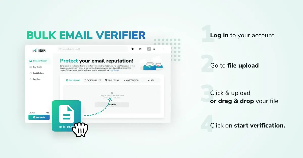 Bulk Email Verifier - MillionVerifier